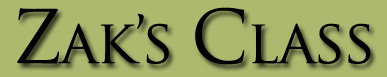 Zak's Class logo